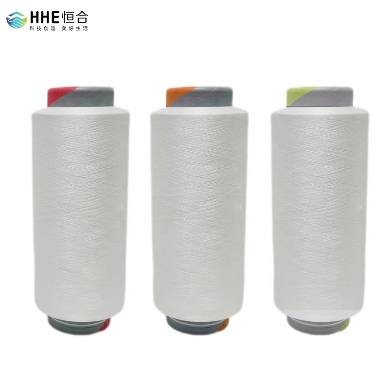 Polyamide Nylon PA66 DTY for Wedding Dress 75D/24F 1 Bright Yarn White Fancy Socks Anti Item Style Pattern Sewing Color Hand