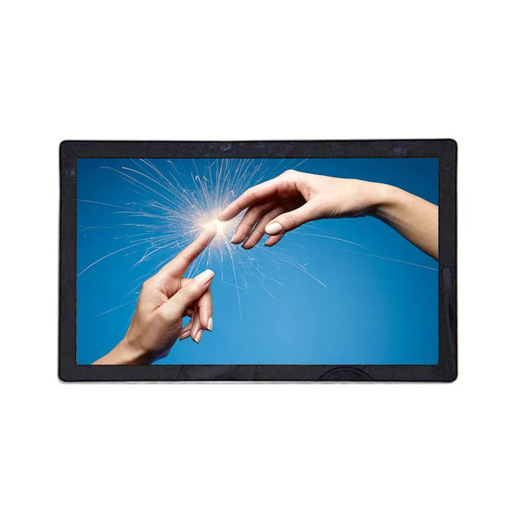 Ultra Thin 32 Inch Anti-glare Glass IP65 Front Waterproof Pcap Touch Tft LCD Monitor