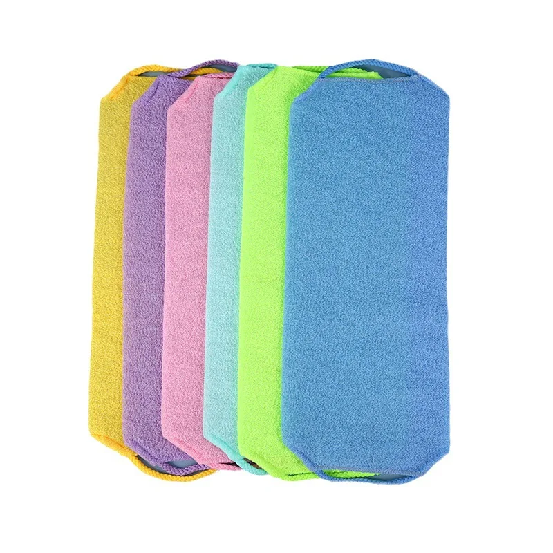 Exfoliating Back Stretchable Nylon Body Bath Towel for shower Bath and Body Exfoliating Stretch Cloths