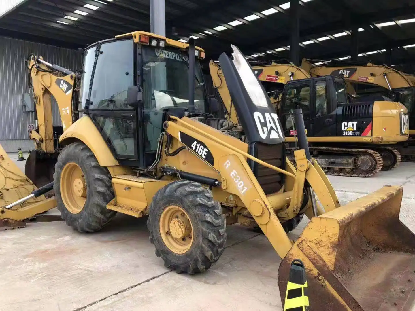 CAT 416E для продажи гусеничный экскаватор-погрузчик б/у в Китае Ретро экскаватор cat 416