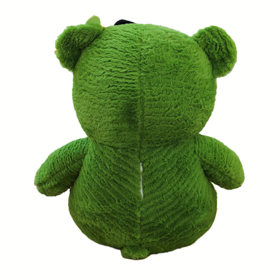 Customized New Creative Cute Green Firefly Sitting Teddy Bear Toy Doll