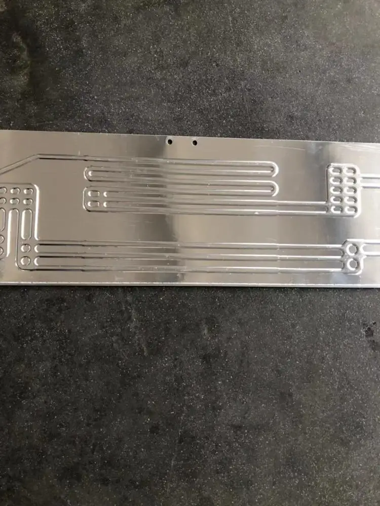 roll bond evaporator aluminum alloy car battery cooler air condition parts cold plate radiator