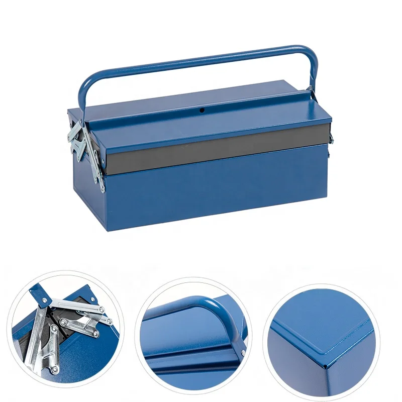 Cantilever Tool Box 5 Tray Storage Toolbox Metal Mechanic Chest Organiser Drawer