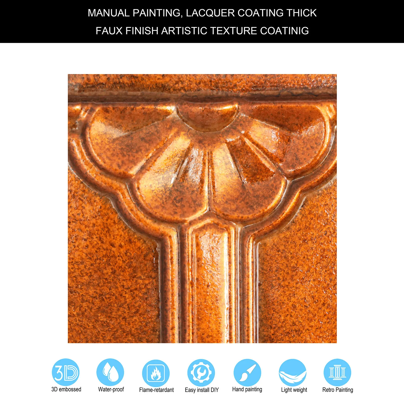 Faux tin tile distressing interior roof Ceil panels Decorative tin wall tile 3D embossed wall panels PL50 archaic copper