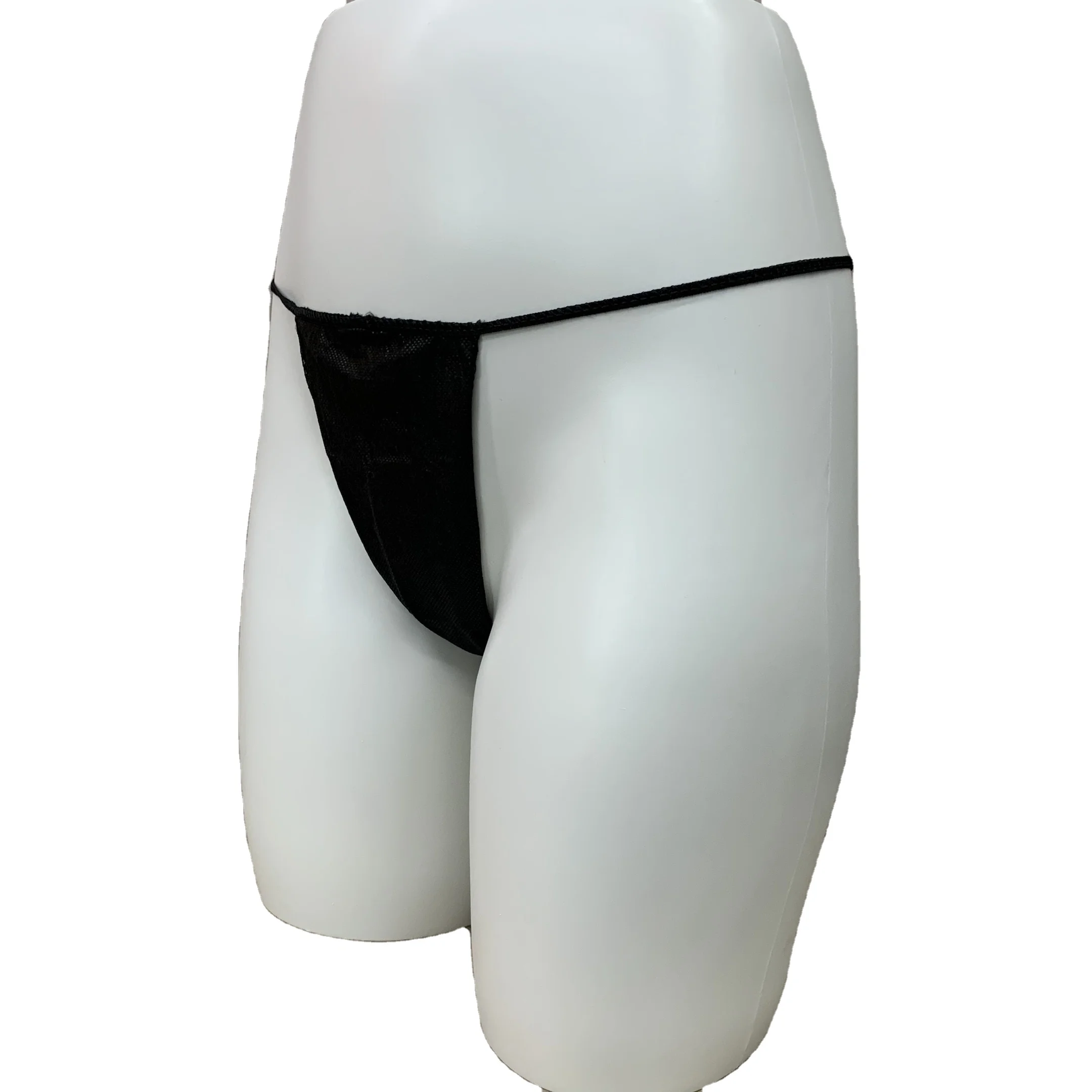 Disposable Thongs for Spa Women Underwear Bikini Panties Perfect for Tanning Waxing Individually Wrapped