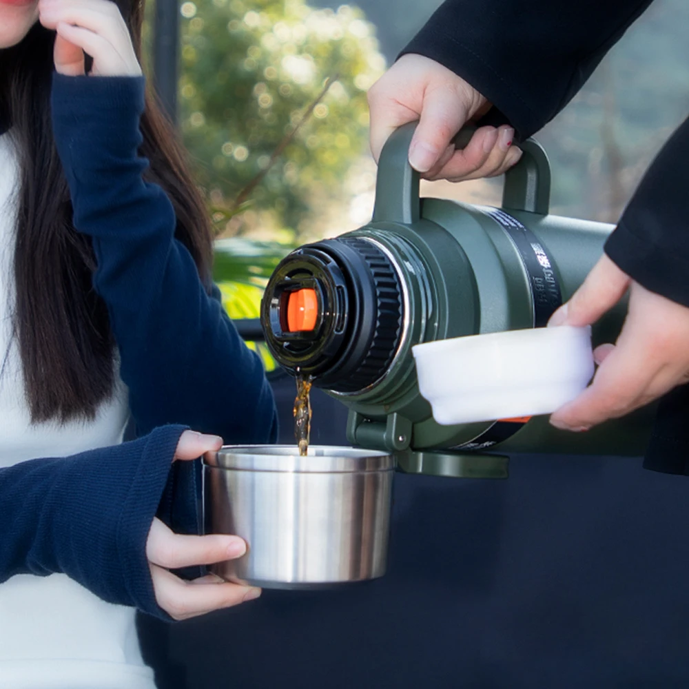 Hot Sale 2.5L/3L/3.5L Multifunctional Vacuum Coffee and Tea Pot 18/8 Stainless Steel Double Wall Jug for Coffee Tea Drinkware