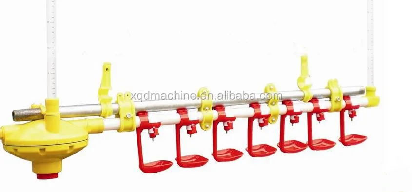 semi-automatic feeding system Chicken Waterer Adaptor for Nipple Drinker System, Auger Feed System for Poultry House