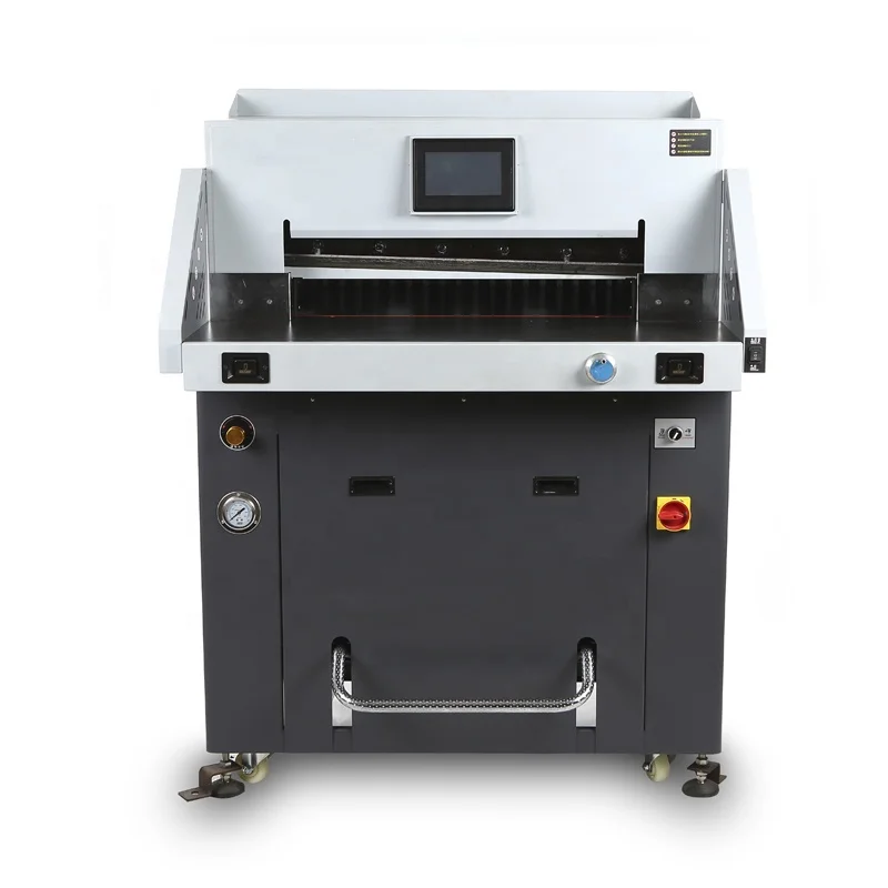 H720RT Hydraulic guillotine paper cutter cutting Machine with side table & air pump & air ball