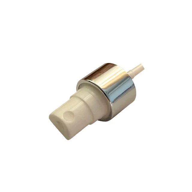 High Quality 18mm 20mm 24mm 28mm White Gold Silver Spray Pump for Perfume Spray Gold Mist Sprayer Aluminum Fine Mist Sprayer