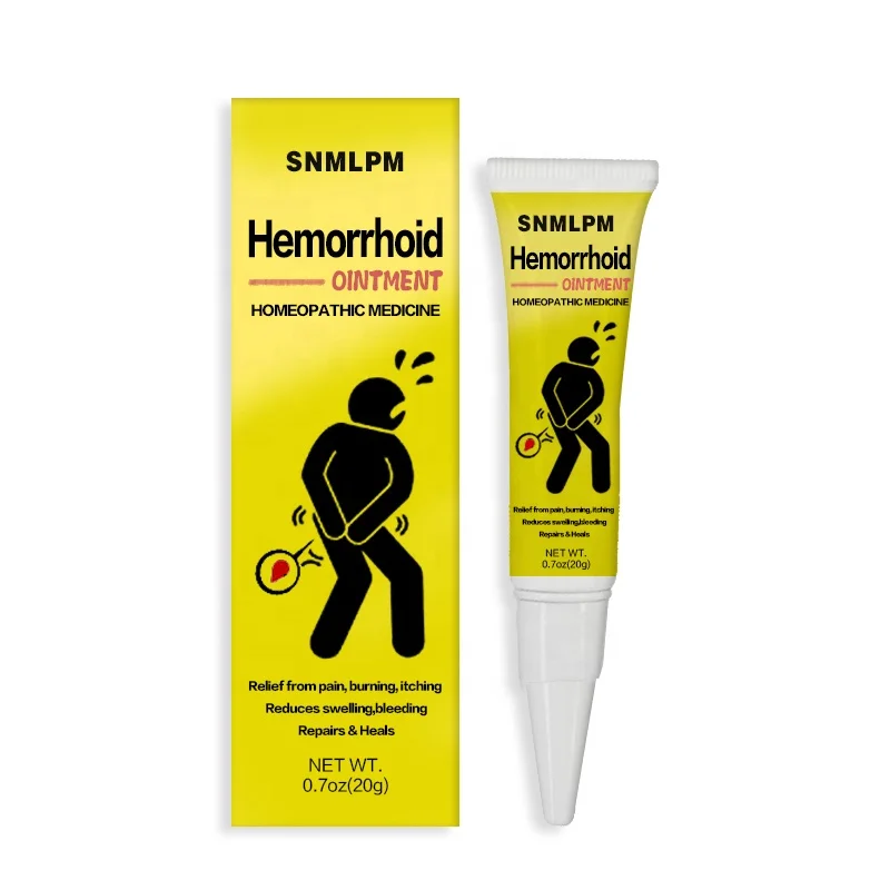 SNMLPM Private Label  Plant Herbal Hemorrhoid Ointment Pain Soothing Anal Bleeding Swelling Anal Fissure
