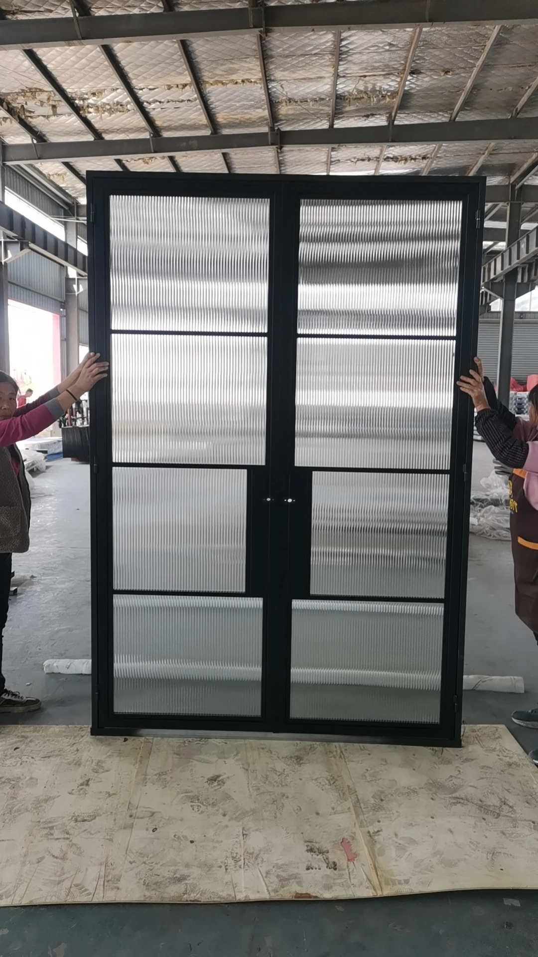 Swing Interior Steel French Doors Glass Patio Doors