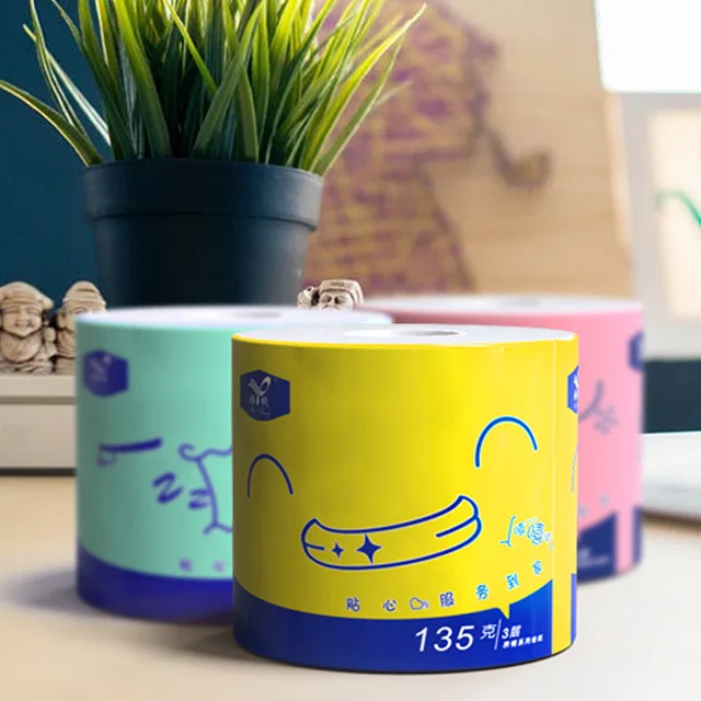 Soft and comfortable bamboo classic toilet paper 3ply import toilet paper