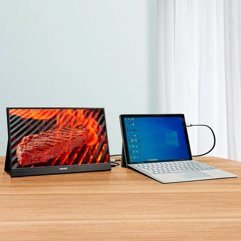 Portable Monitor 15.6 inch 1080P with mini HD and USB Type-C Port