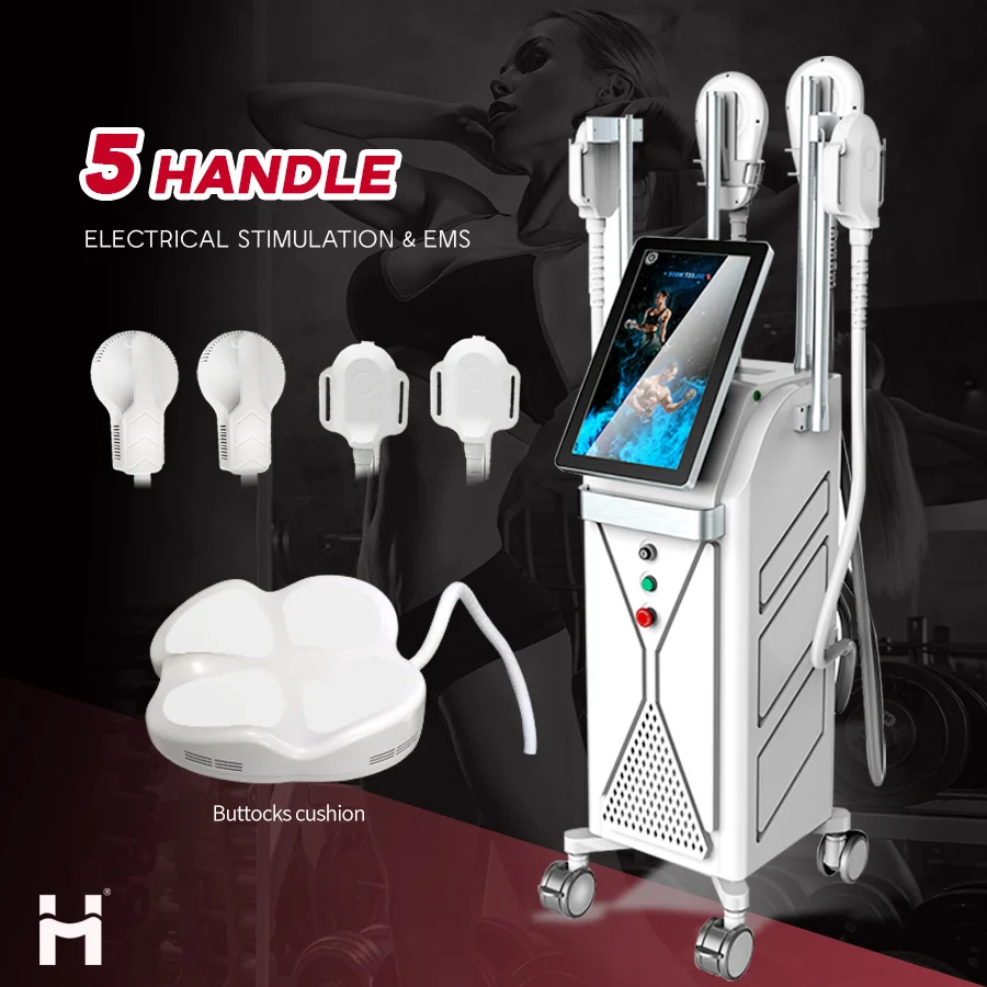 Mobile phone control ems body sculpting machine 2 in1 neo 13 tesla ems muscle stimulator EMS machine body contouring machine