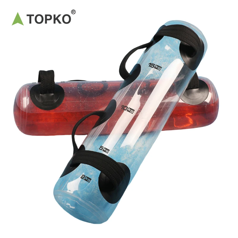 TOPKO popular Portable Adjustable Power Training PVC Water Aqua Bag Water Lifting Weight Water Power Bag