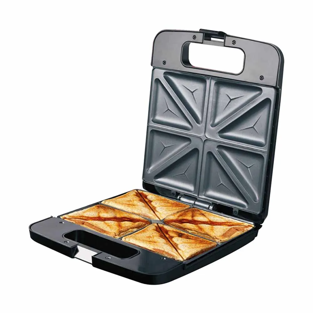 Электрическая сэндвич-машина, антипригарная печь для приготовления яиц, пирожных, хлеба, вафель, креп-тостер, машина для завтрака, устройство для приготовления вафель, 750 Вт, 220 В
