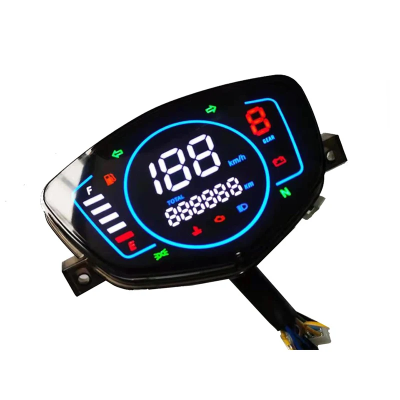 Цифровой светодиодный измеритель скорости для мотоцикла LC135 v1 CRYPTON X 135 LYM110 одометр