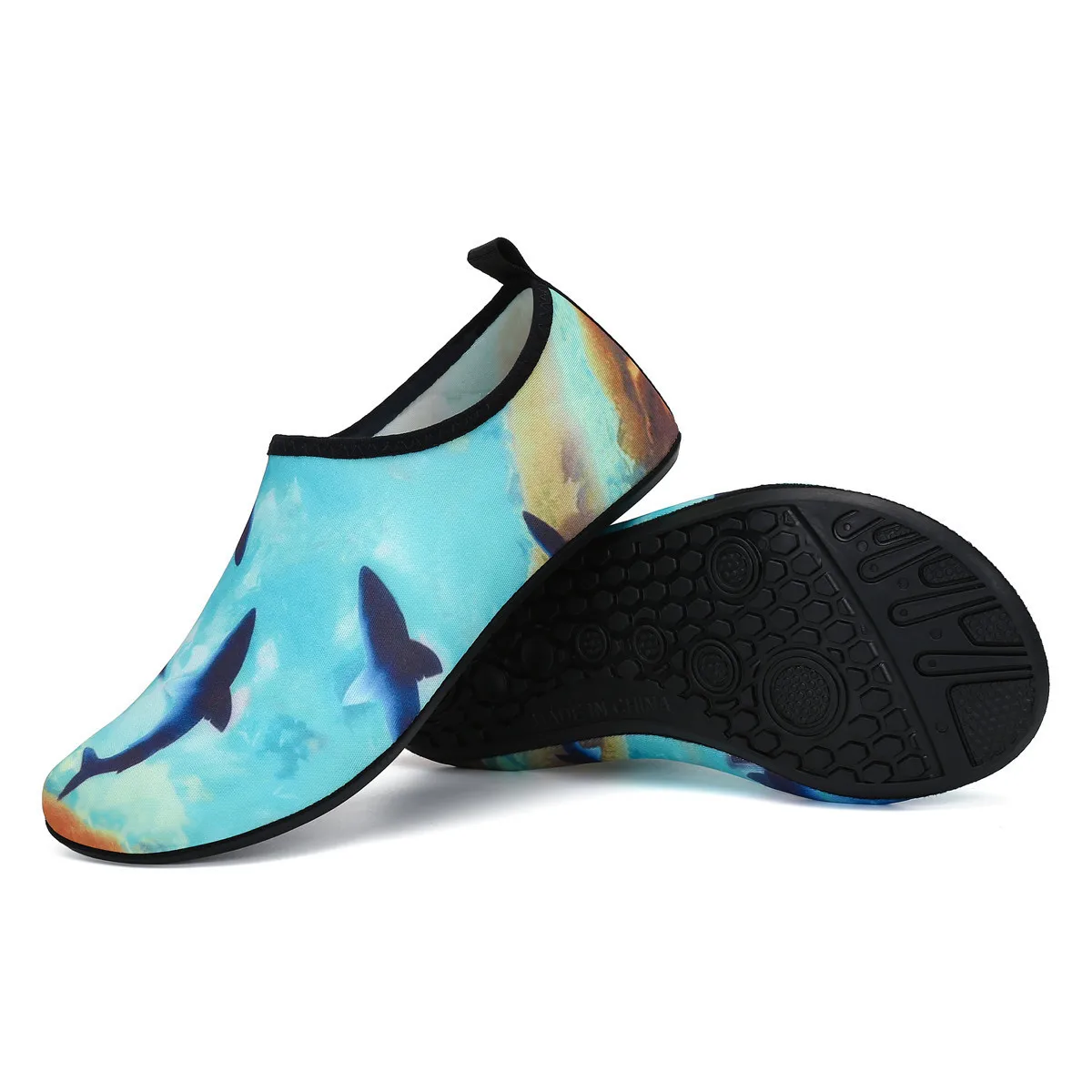 Non-slip Swim Water Sports Shoes Barefoot Quick-Dry Yoga Socks Slip-on for Men Women Silicone Beach Running Walking Water Shoes