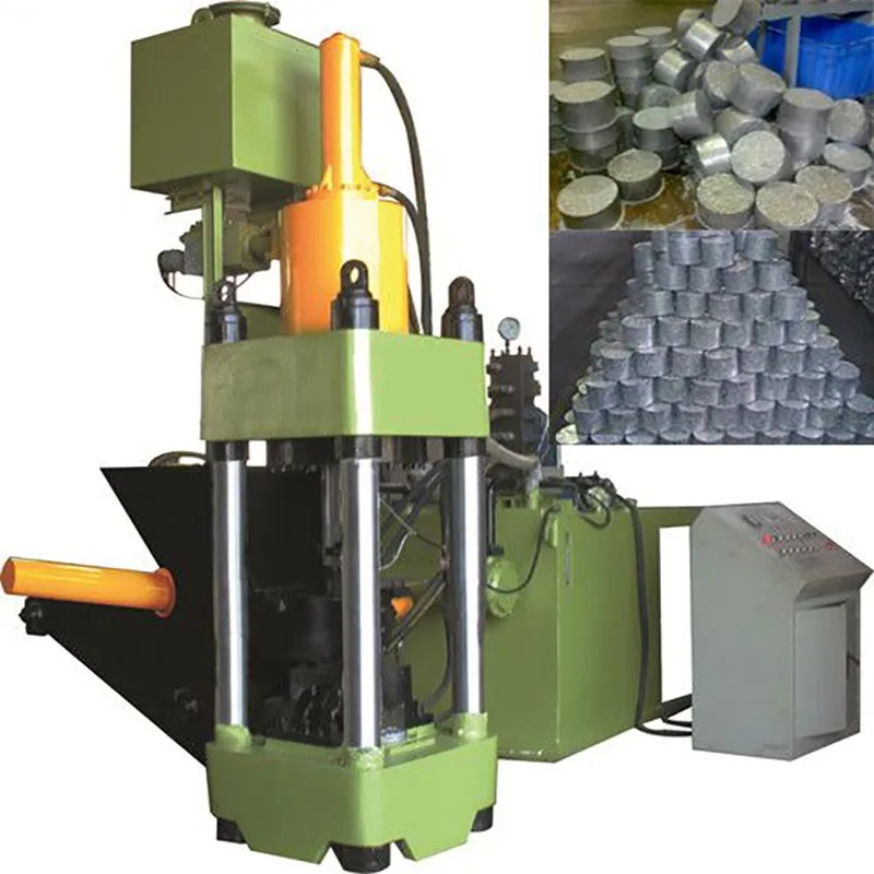 Automatic Vertical  Briquette Press Machine  Aluminium Chip for Briquetting