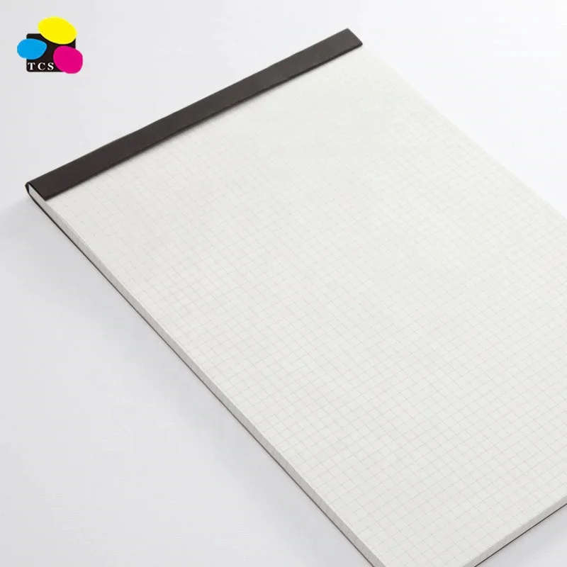 School Supplies A5 B5 A4 Upturning Kraft Notebook Black Cover Composition Notepad Grid Blank Legal PadA5 B5 A4