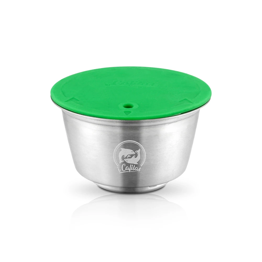 Stainless Steel  Reusable  Metal Capsule Permanent Coffee Pod Holder Compatible with Dolce gusto