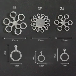 Эластичные ленты для наживки, резиновые кольца в форме гранул для приманки, для ловли карпа, прозрачные ленты для наживки, Растяжитель