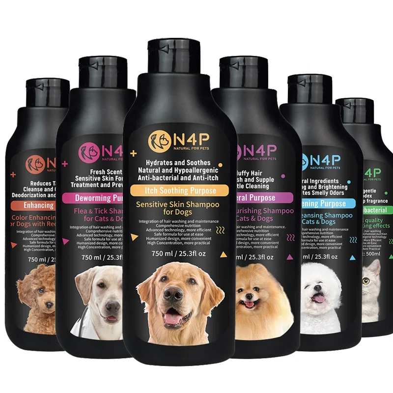 Manufacturer Wholesale pet dog shampoo and conditioner organic pet dog cat deep cleaning shampoo professional grooming products