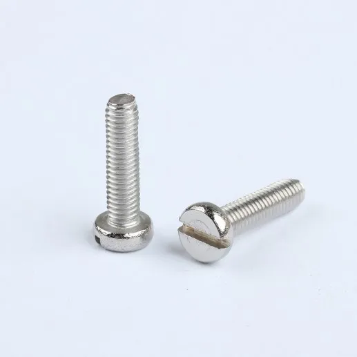 Slotted Cheese Head Screws DIN 84 Stainless Steel 304/316 Metric Size M1.6-M10 GB 65 Standard Fastener