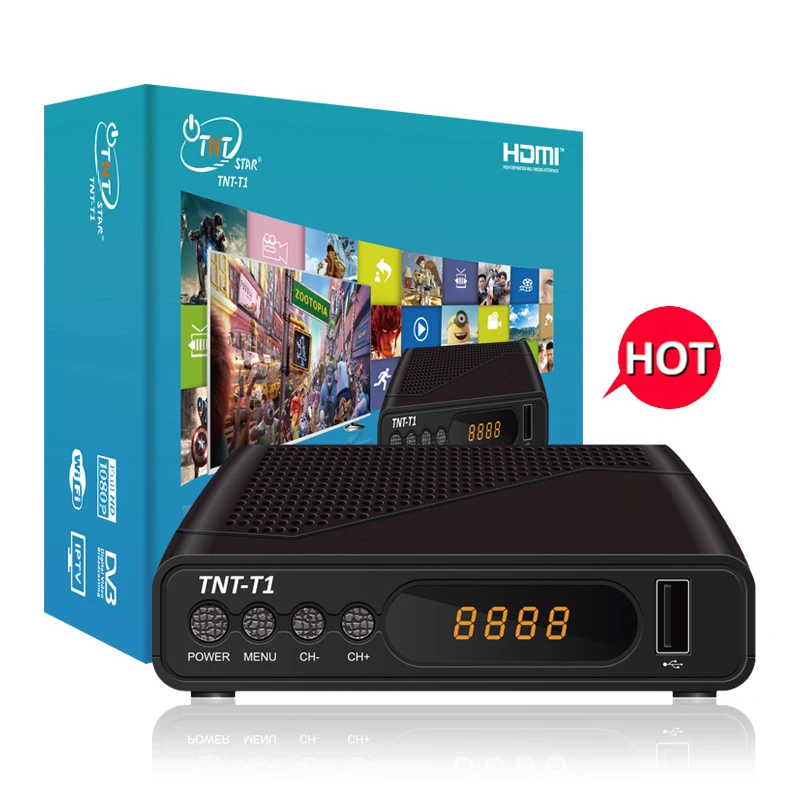 TNTSTAR TNT-T1  Decoder DVB-T2/DVB-T Digital TV Tuner  TV Receptor Receiver