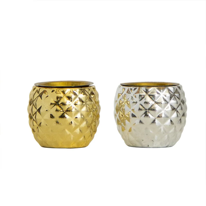 European simple golden handheld compact home furnishings Middle Eastern Arabian festival ceramic incense burner