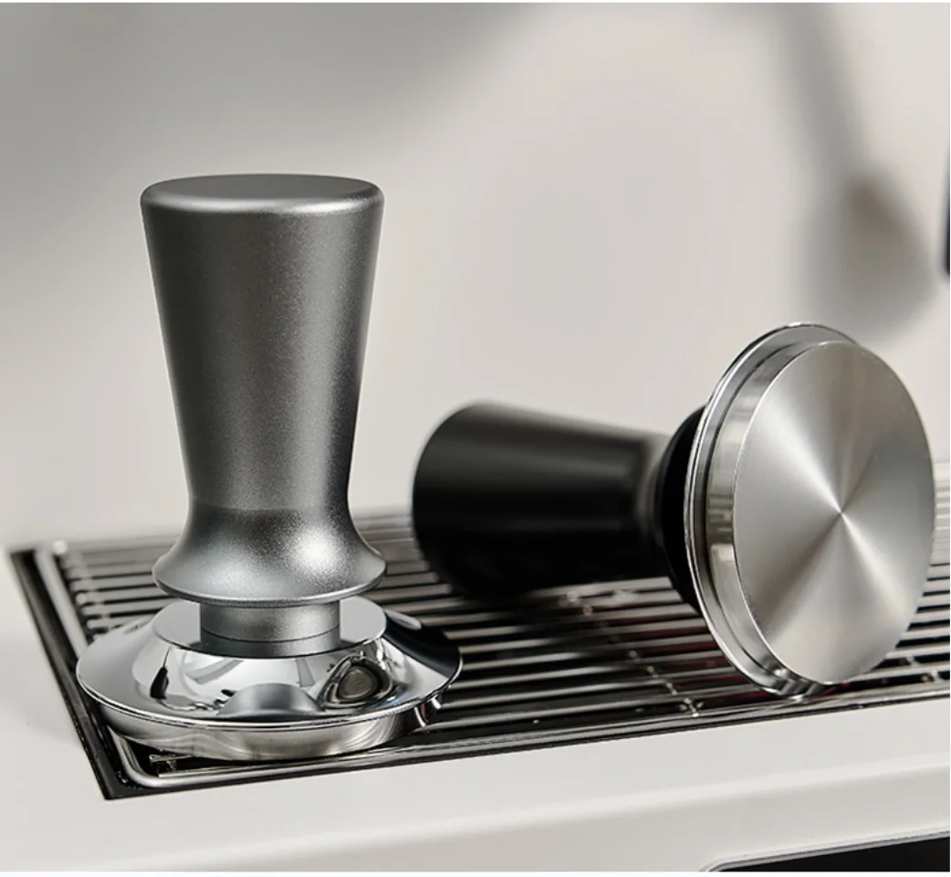 Coffee Accessories Stainless steel Spring Espresso Coffee Tamper 51/53/58mm