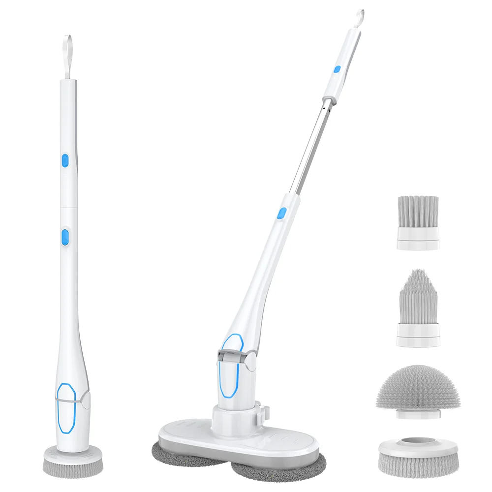 Multi Purpose Electric Dual Spin Cleaning Spin Mop Bathtub Brush Sofa Polisher Heavy Duty Cleaning Machine Kitchen Cleaning Tool