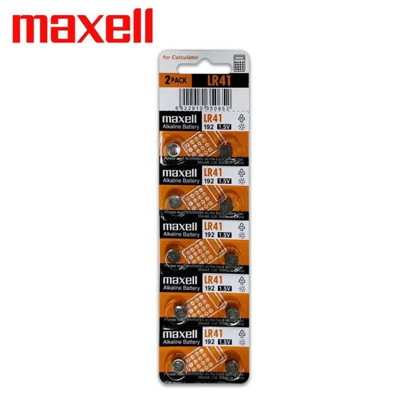  Щелочная Кнопочная батарея Maxell LR44 1130 Lr41 0 ртутная ag13 щелочная lr44