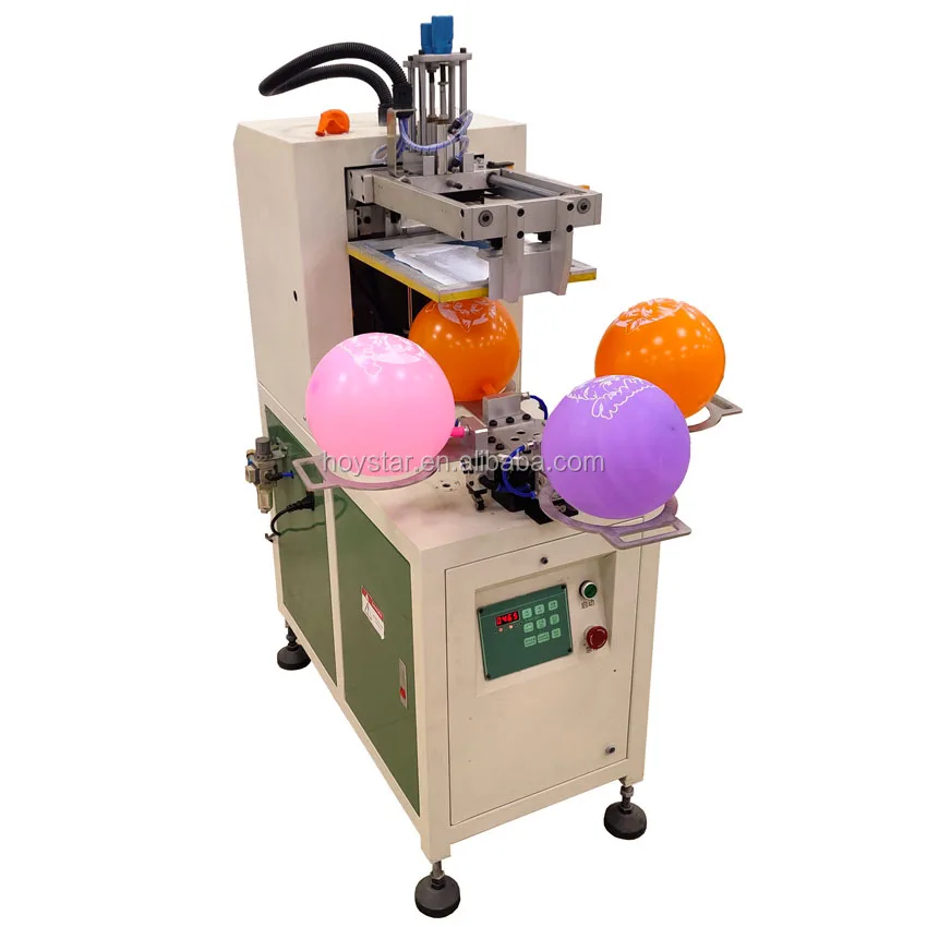 Single Color Balloons Screen Printing Machine Suitable For Print Custom Logo On Latex Balloons