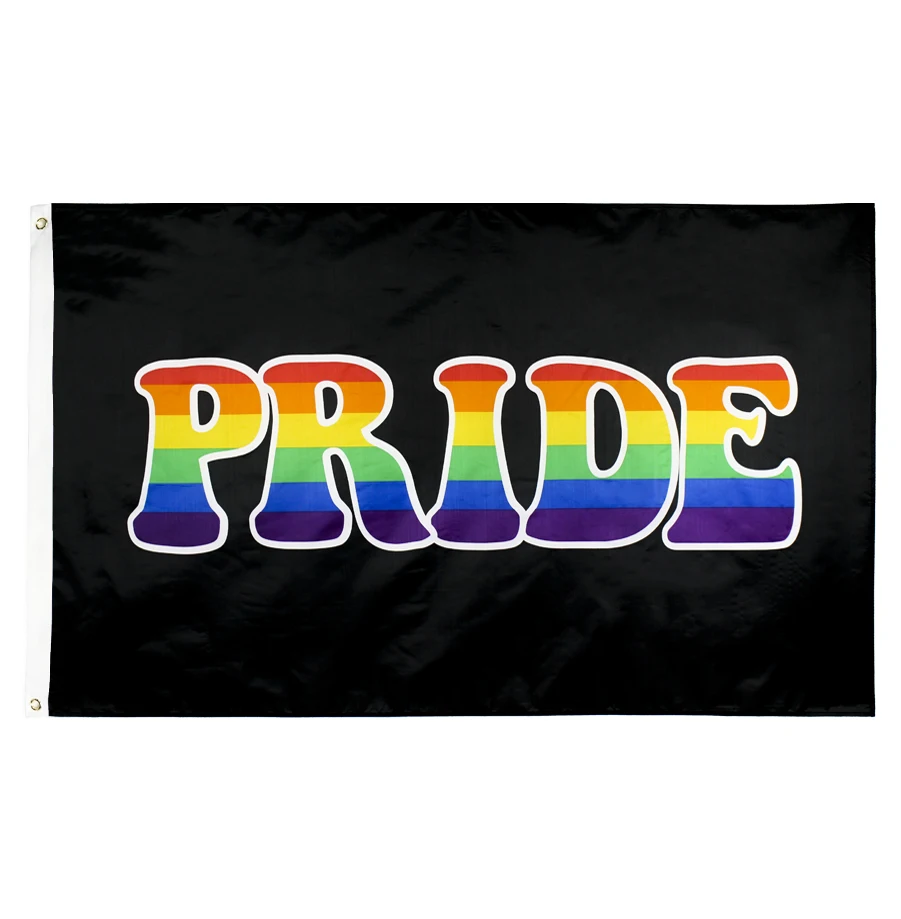 Gay Pride Flag 3x5 FT 90x150cm Rainbow Flag Polyester LGBT Banner For Decoration