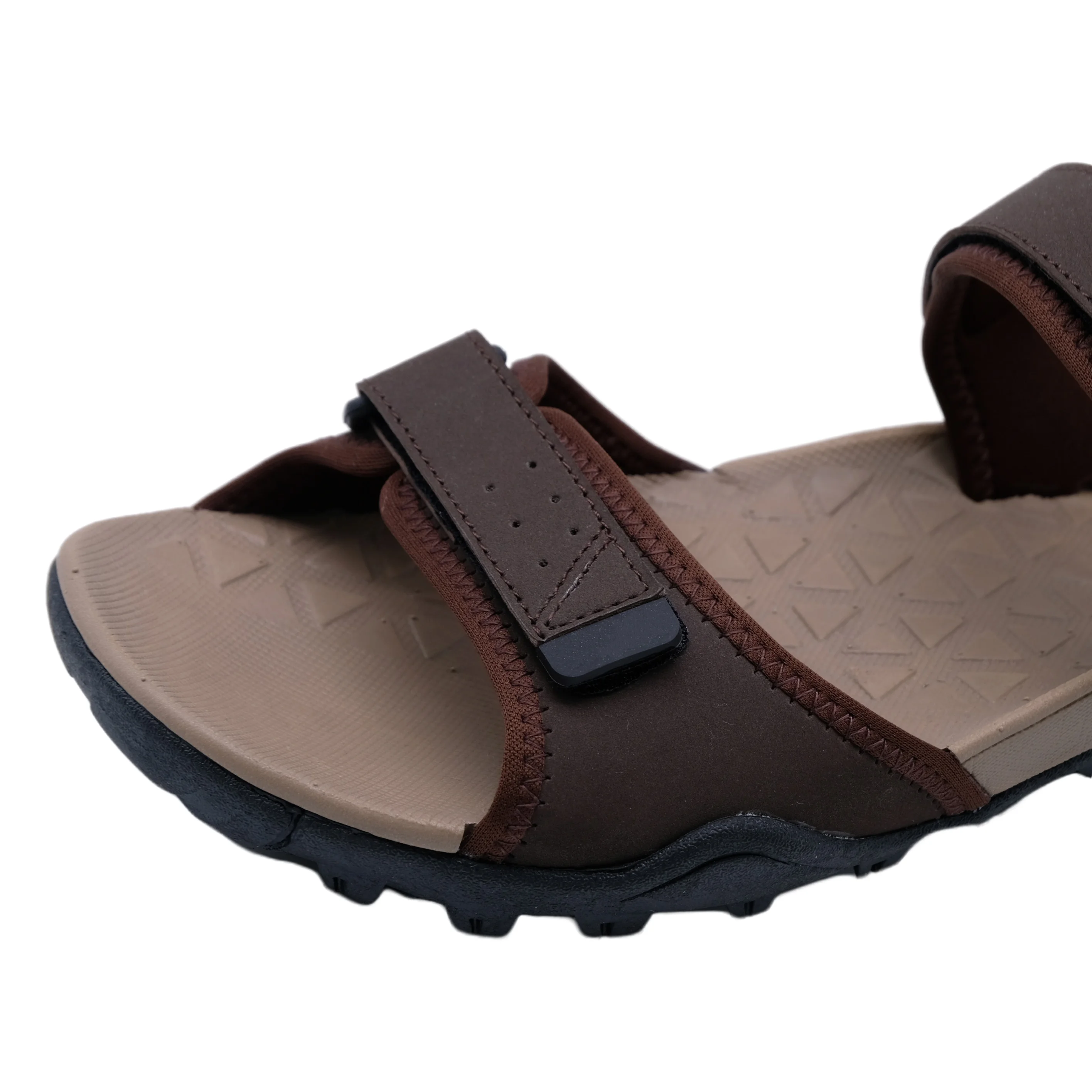 Flat Fashion Male Summer Beach Pu Textile Phylon Tpr Putdoor Sport Casual Outdoor Sandal With Own Logo