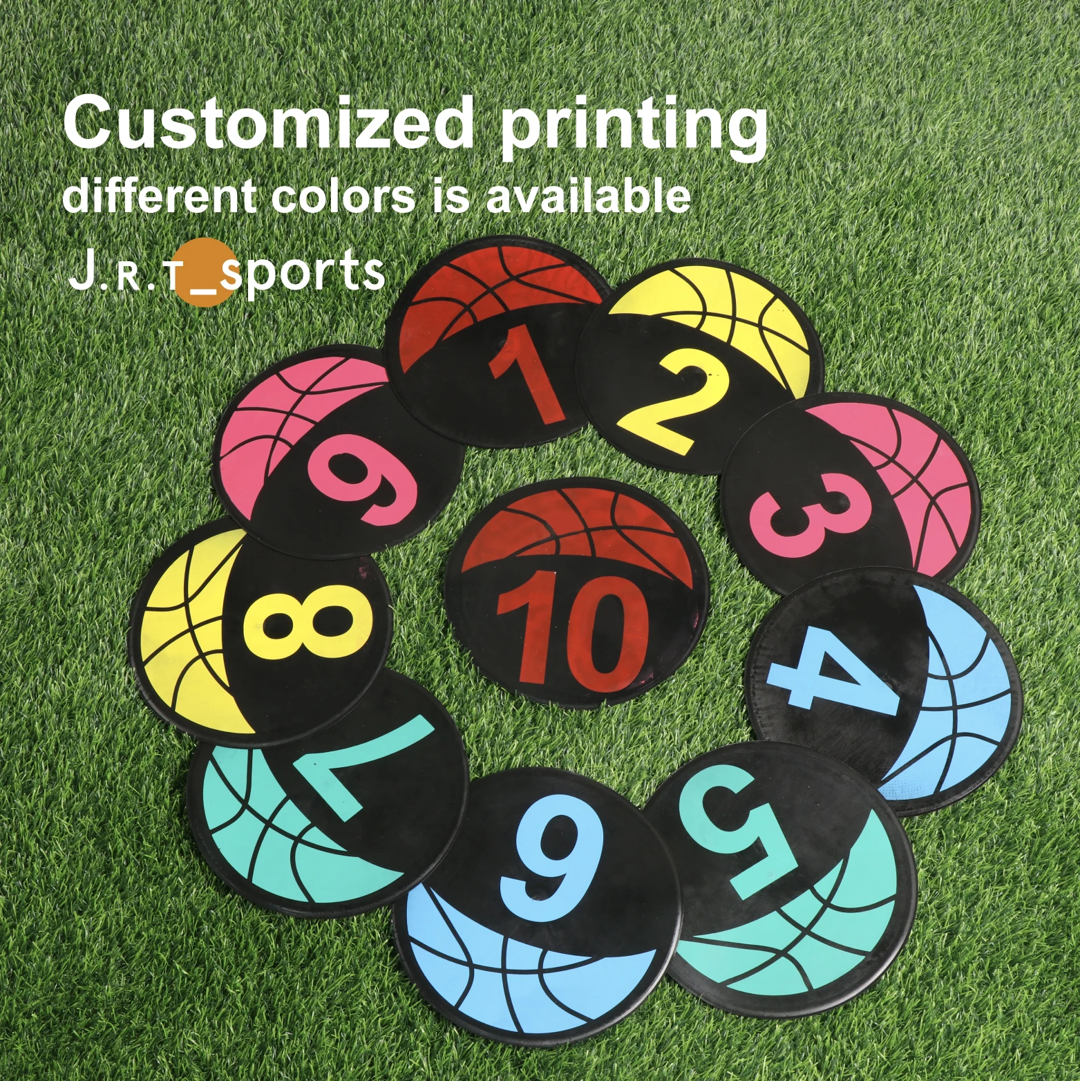 Non Slip PVC Agility Markers Football Basketball Training Markers Spot Markers