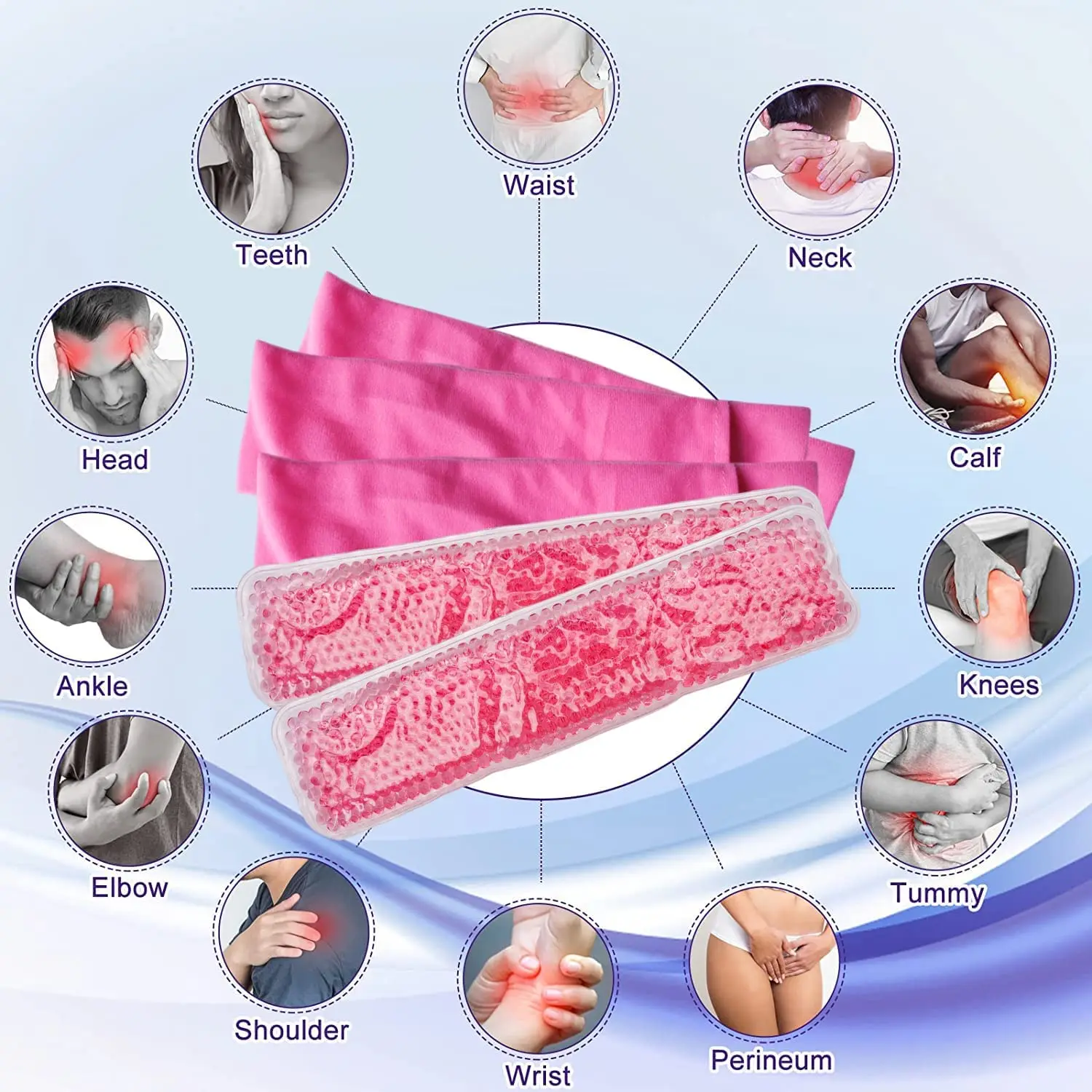 Reusable Perineal Cold Ice Pack Postpartum Perineal Cooling Pad Hot Cold Pack for Women After Pregnancy and Delivery Pain Relief