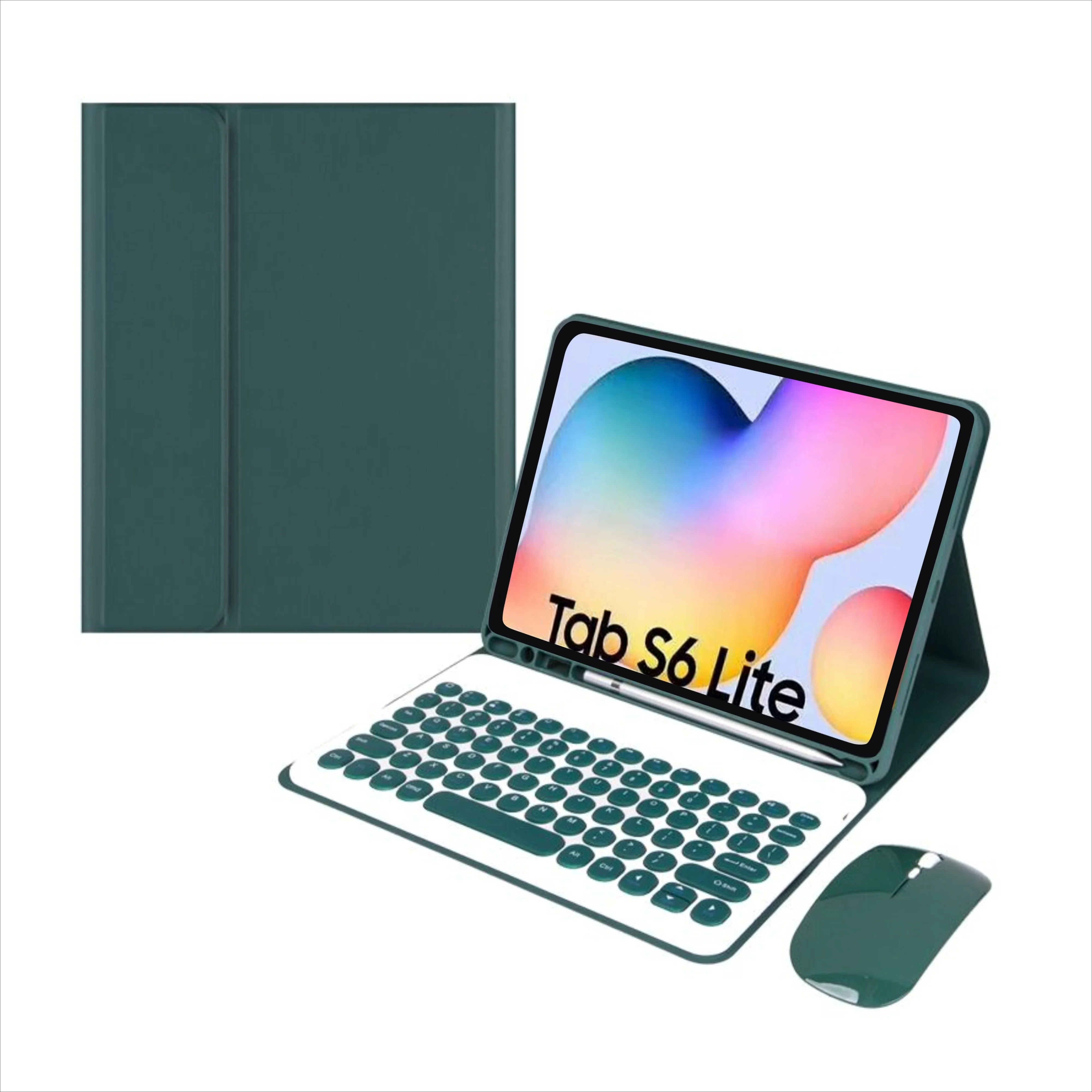 Для Galaxy Tab A7 10 4-дюймовый чехол для беспроводной клавиатуры T500 держатель со слотом