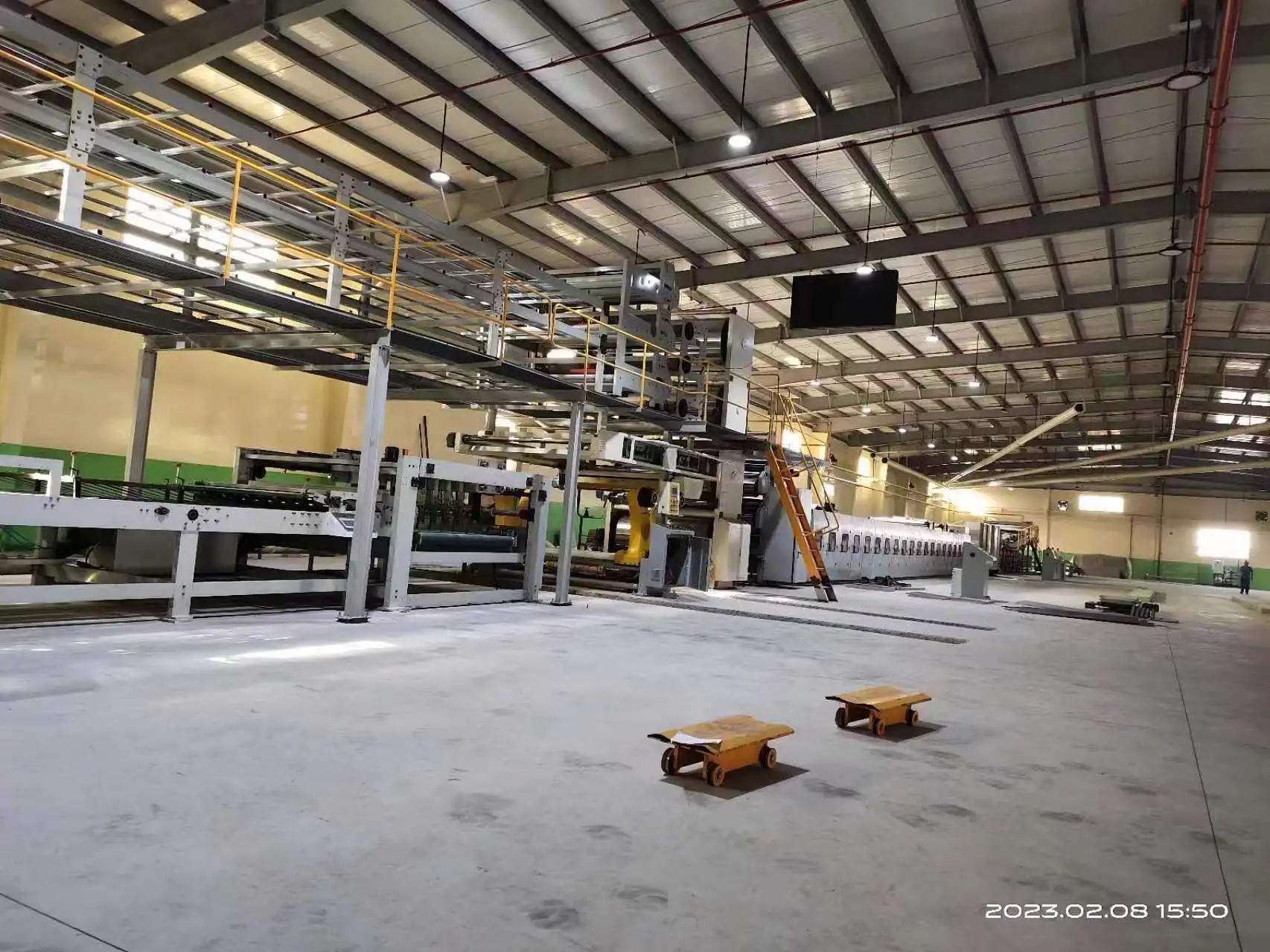 Corrugated Carton Box 3 5 7 Ply Making equipments /automatic corrugated board plant production line