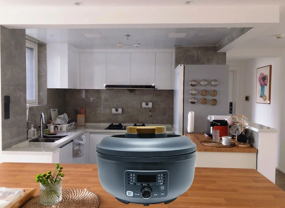 Cookware Set Fried Rice Noodles Automatic Cooking Robot Electronic Self-cooking Machine Kitchen Use New Arrival Large Size White
