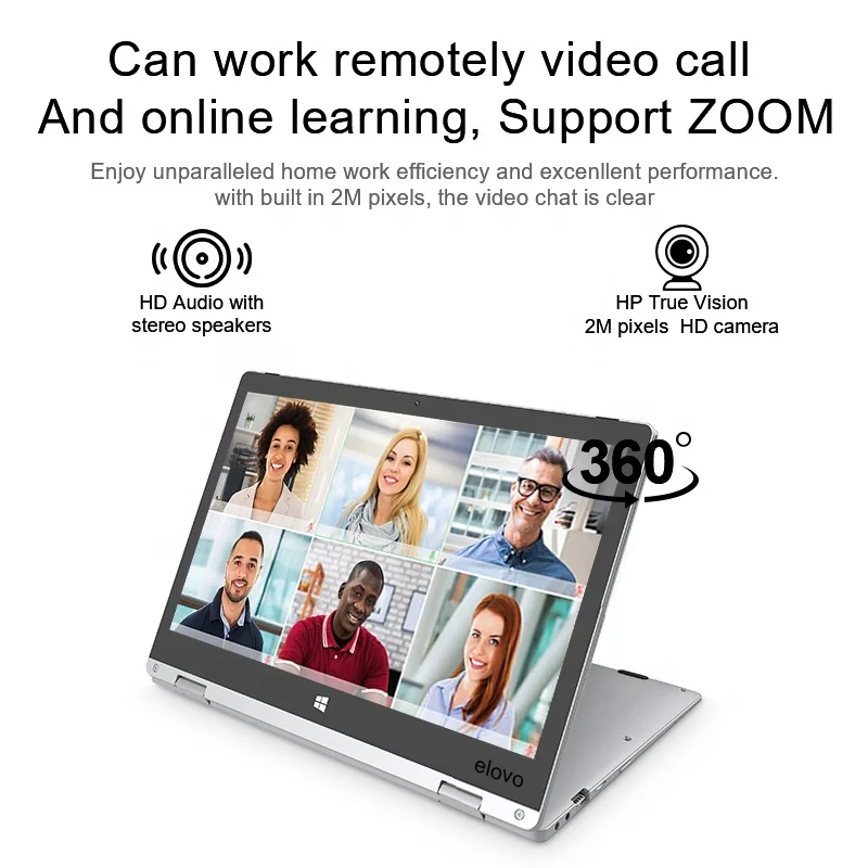 Factory Original slim 11.6 inch Win 11 thin 8GB RAM IPS touch screen 2 in 1 Touchscreen 360 rotating Education yoga laptop