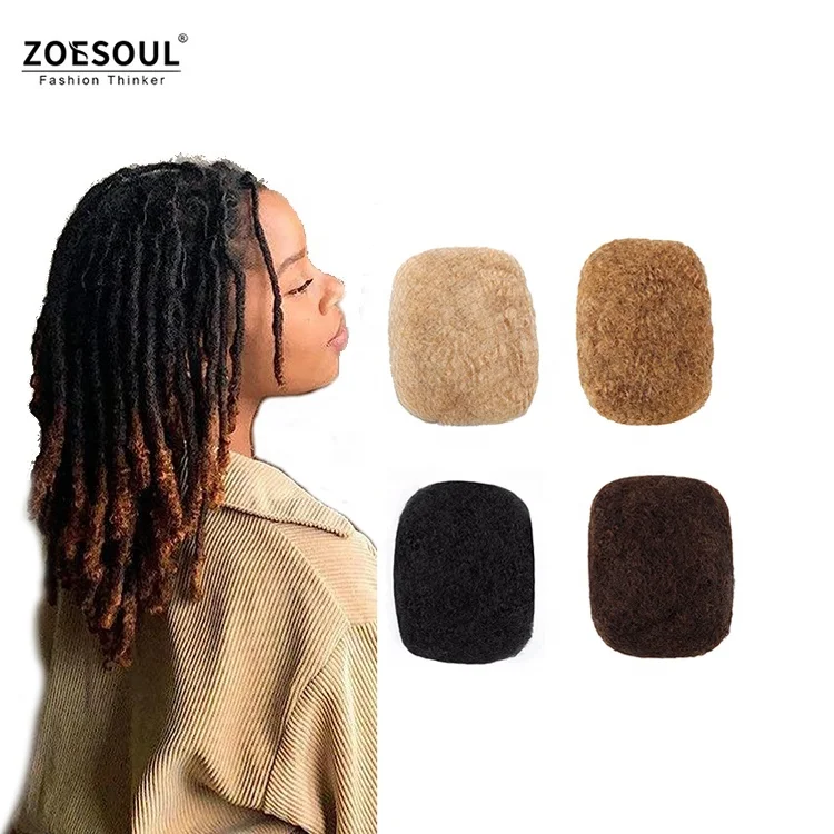 8 Inch 30g 50g 100% Human Hair Afro Kinky Bulk For Dreadlock Extensions