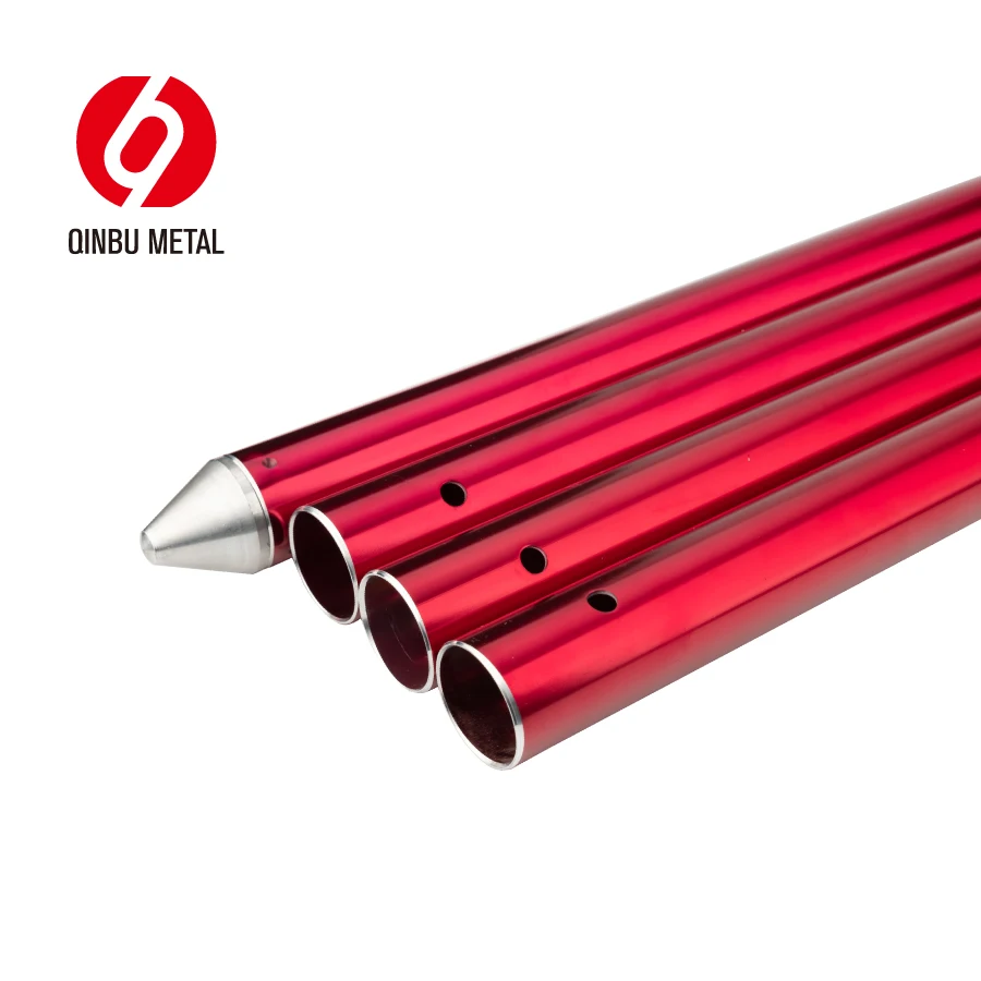 Qinbu  Jiangsu manufacturer price aluminium pole for trading fair exhibition outdoor fan tent  outdoor tents fitting