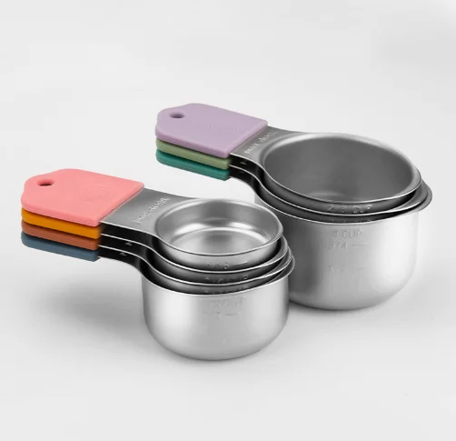 High Quality Stainless Steel Measuring Cups Magnetic Suction Measuring Spoon Measuring Cups And Spoons