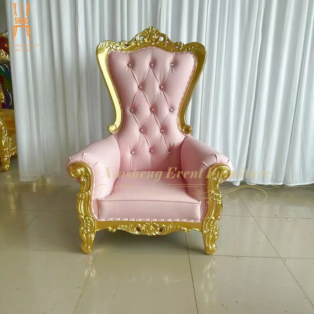 New product kids furniture King royal throne wooden sofa chairs for party  banquet hotel hall chairs event wedding
