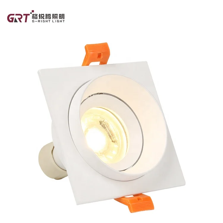 High Brightness Aluminum SMD COB Modern Adjustable Angle Recessed MR16 GU10 LED Ceiling Lights