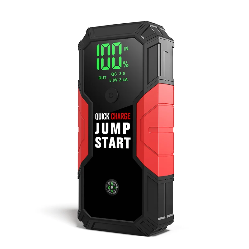 Imazing car jump starter 10000mah lithium battery booster jump starter with inflator 12v Car Jump Starter With Air Compressor
