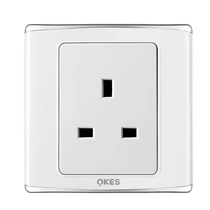 New Designed Switch Power Flat Switched Socket with Push Button