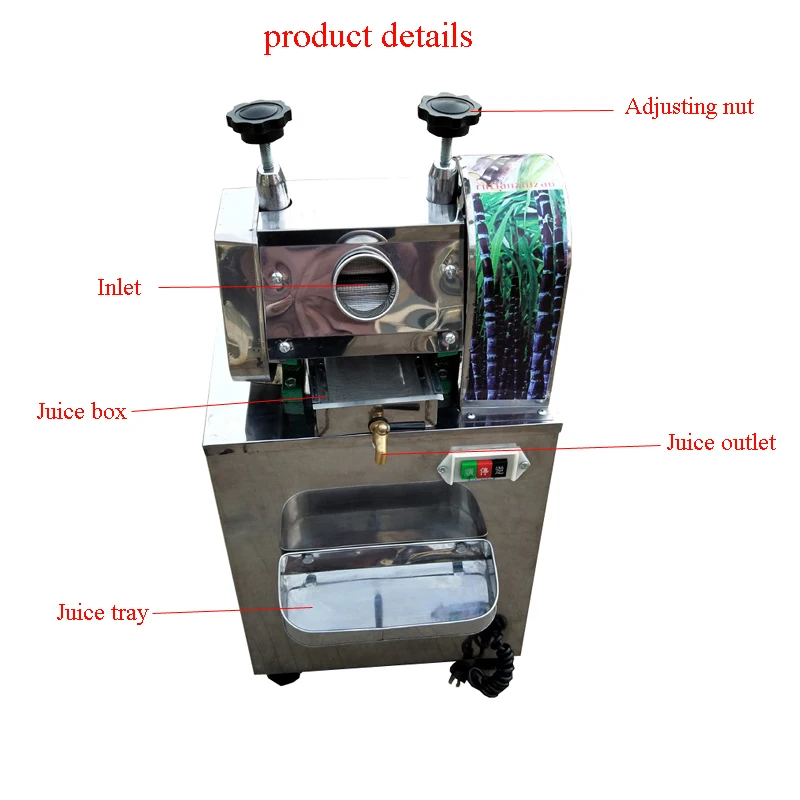 
Small High Quality Sugarcane Juice Extractor Wholesale Price Juice Production Machine 